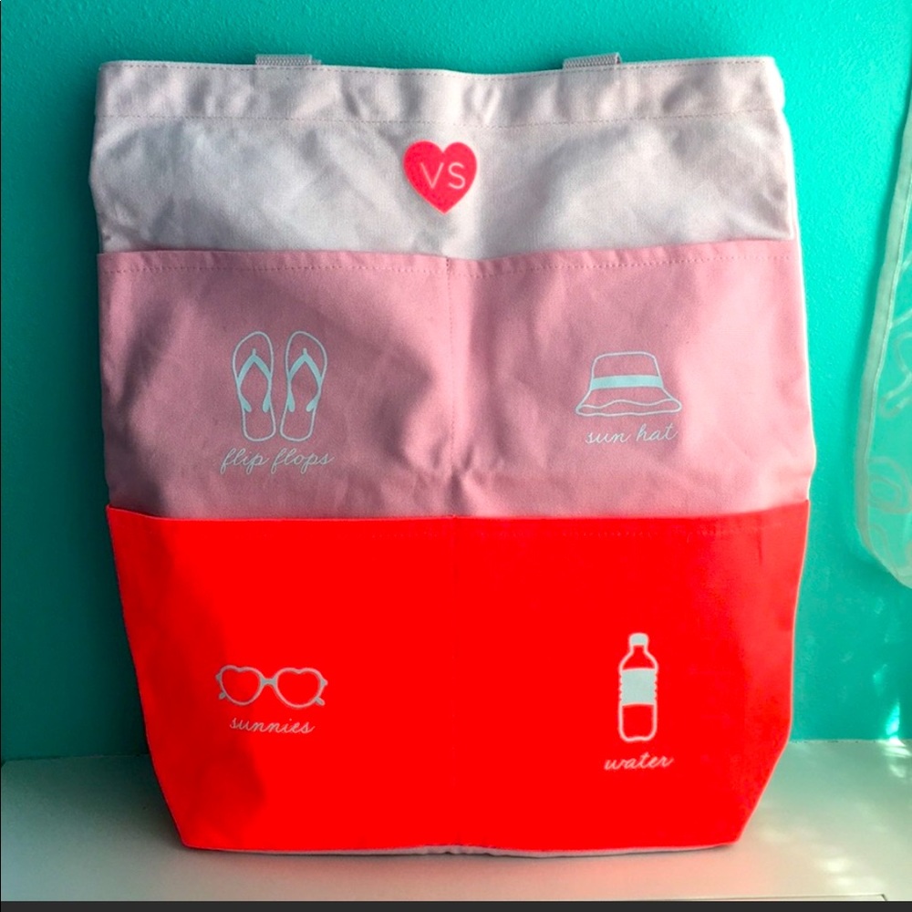 Victoria’s Secret large beach tote with 4 pockets